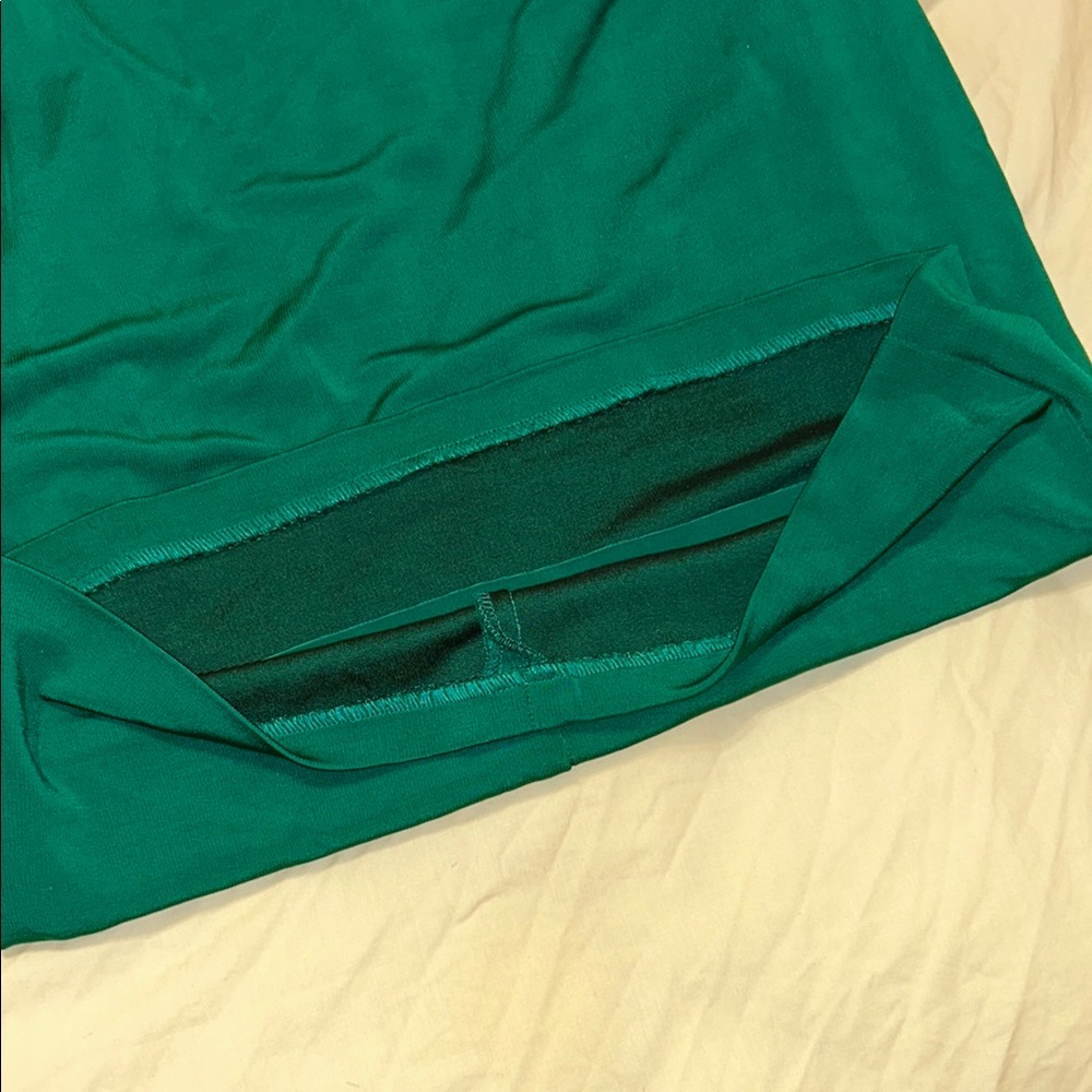 Ralph Lauren Green Off-Shoulder Dress - Picture 4 of 7